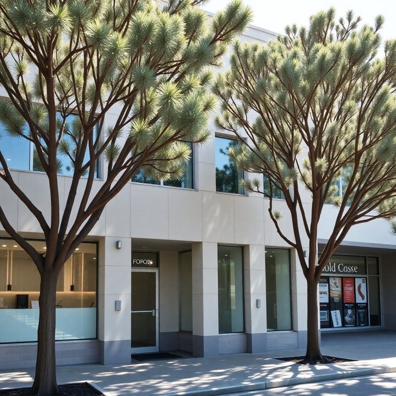 Exterior of the Hancockau office building on a Gold Coast boulevard